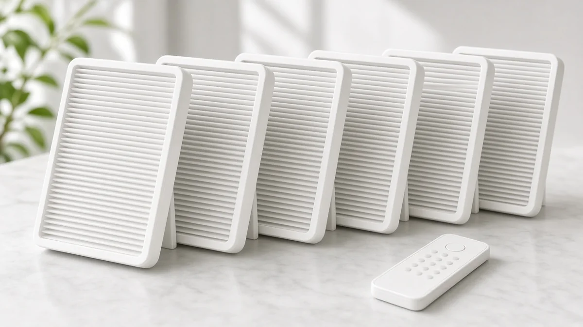 Reservefilters voor de airco
