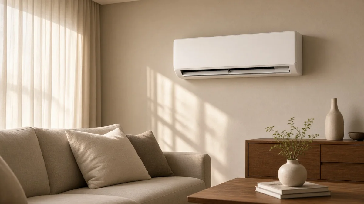 Verwarmen met de airco in het najaar